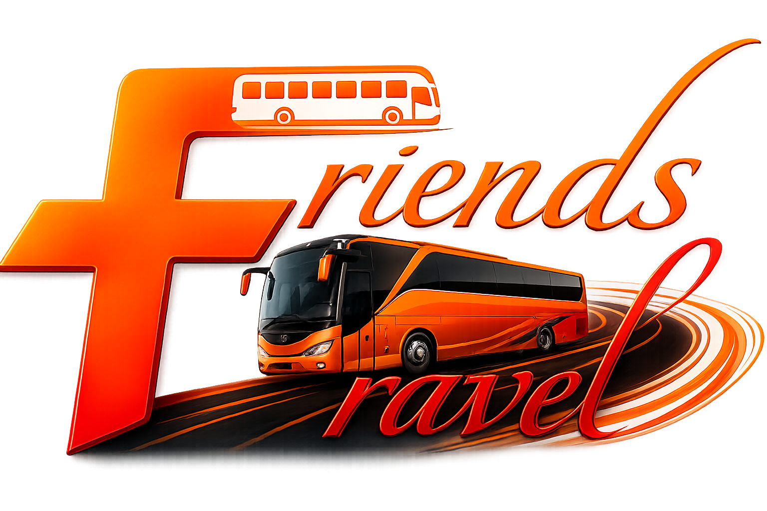 Friends Travel Official Branding Logo